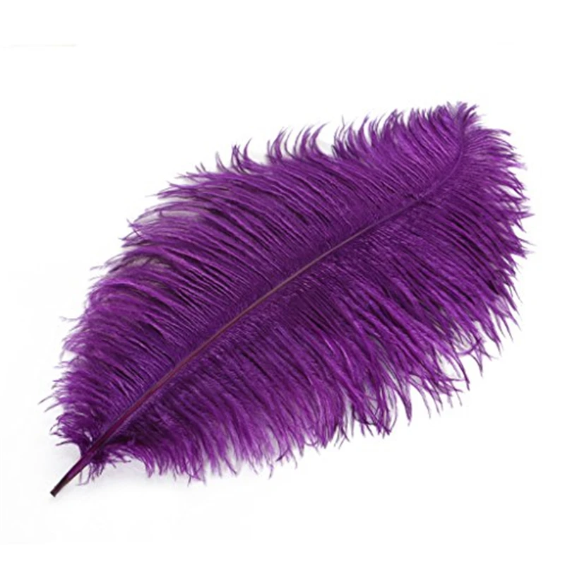 Wholesale  Pcs 35-40cm Beautiful Cheap Colored Ostrich Feathers Diy Jewelry Accessories Wedding Decorations Plume Ostrich