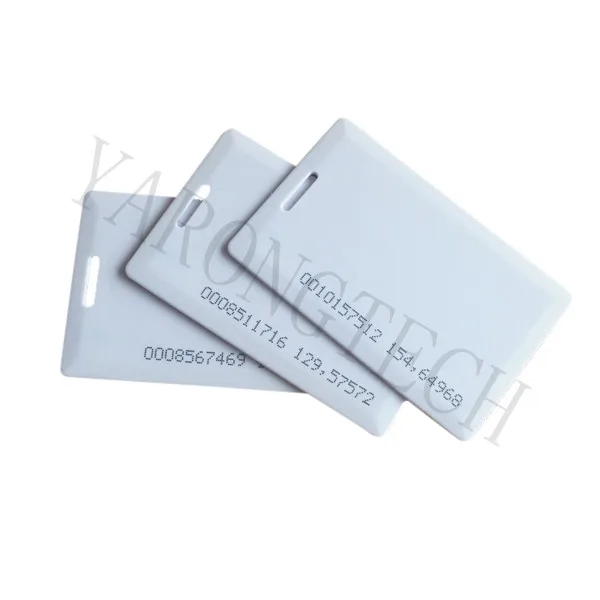 10Pcs TK4100 RFID Clamshell หนา Card 125KHZ ISO7816 EM4100 Low Frequency ID Access Control Card