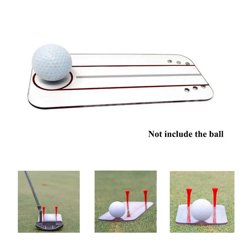 4 Red Speed Rods  Golf  Base Mirror Golf Swing Trainer Shape Shots Swing Practice Mirror With Carry Bag