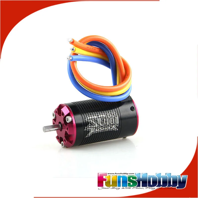 Tenshock 1:10 Short Course 4Pole Sensorless RC Cars Micro Brushless Motor SC401V2-3400KV/3800KV/4400KV/5000KV For YETI Slash 4*4