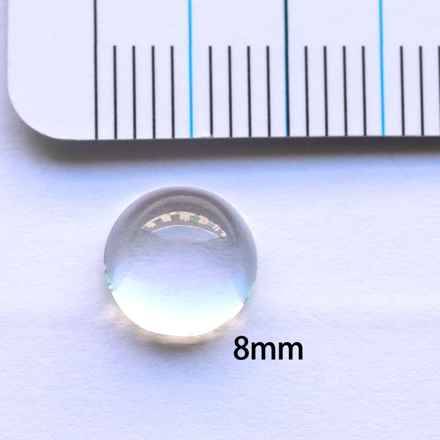 8-50mm Transparent Round Flatback Glass Cabochon Clear Crystal  Half Sphere Ball Cabochon Cameo For Diy Jewelry Making Supplies