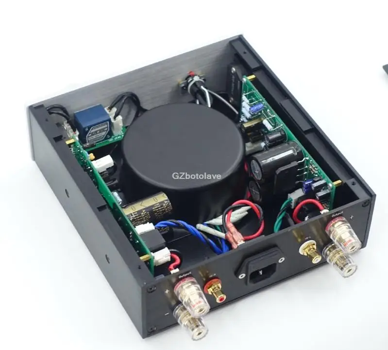 الانتهاء من STK404-070 الكلاسيكية ستيريو مرحبا فاي مكبر كهربائي مرحبا فاي ستيريو عالية الطاقة أمبير 50 واط + 50 واط حجم صغير ودفع كبير