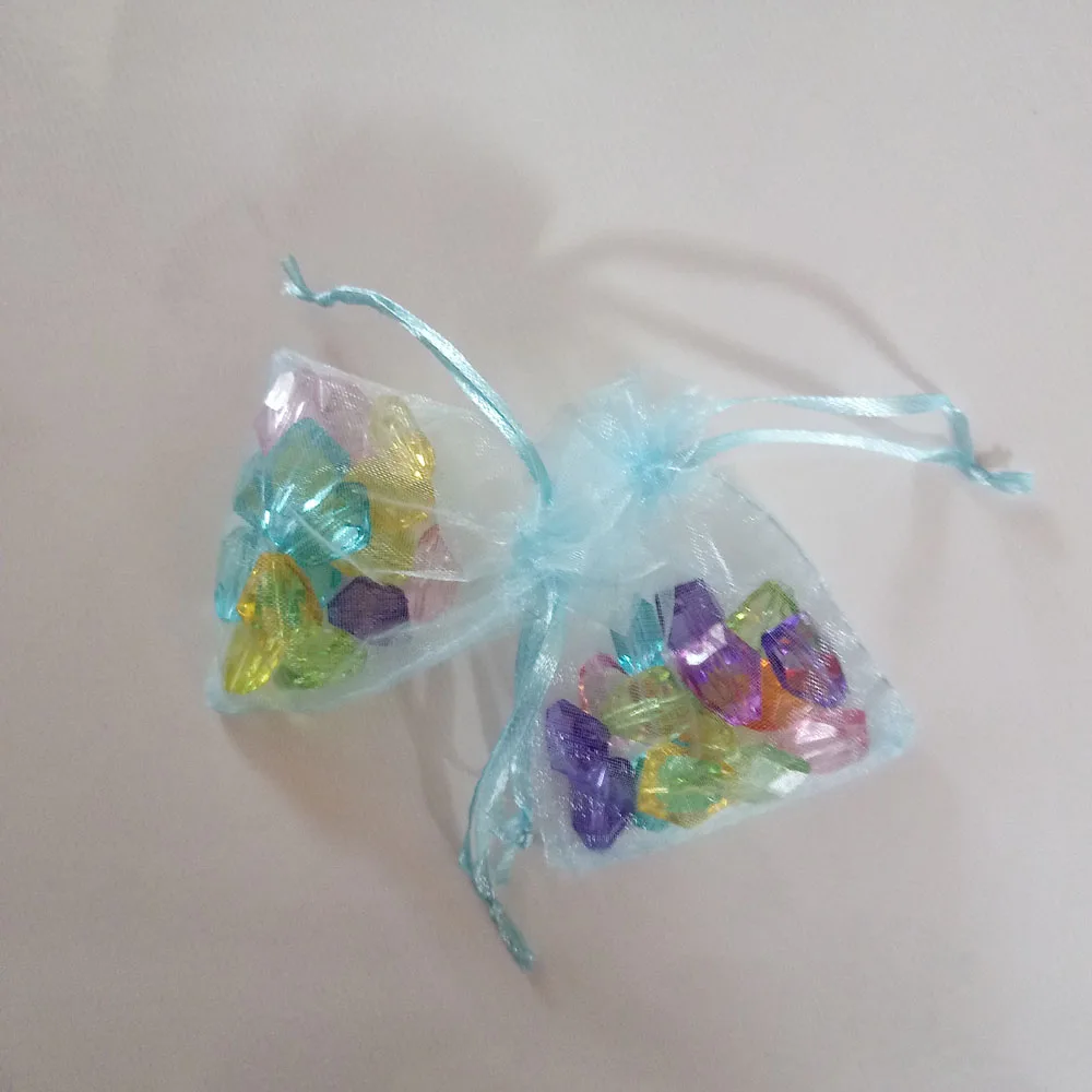 13x18cm tas Organza 500 buah tampilan perhiasan kantong perhiasan tas hadiah untuk pernikahan tas serut wanita tas penyimpanan perjalanan