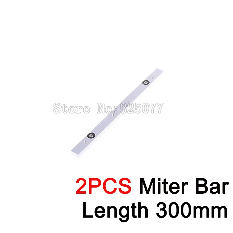 2PCS Aluminium Miter Bar Length 300mm Miter Slider Woodworking tools KF921