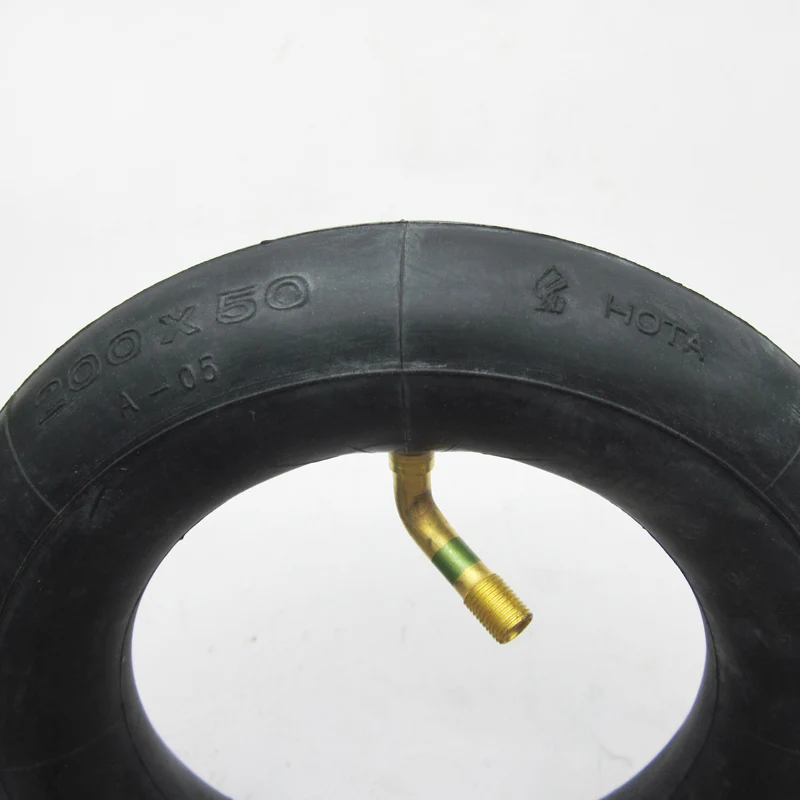 Inner Tube 200X50 with a Bent Valve Stem fits  Gas Scooter Razor Smart Electric Scooter Hoverboard 200 x 50