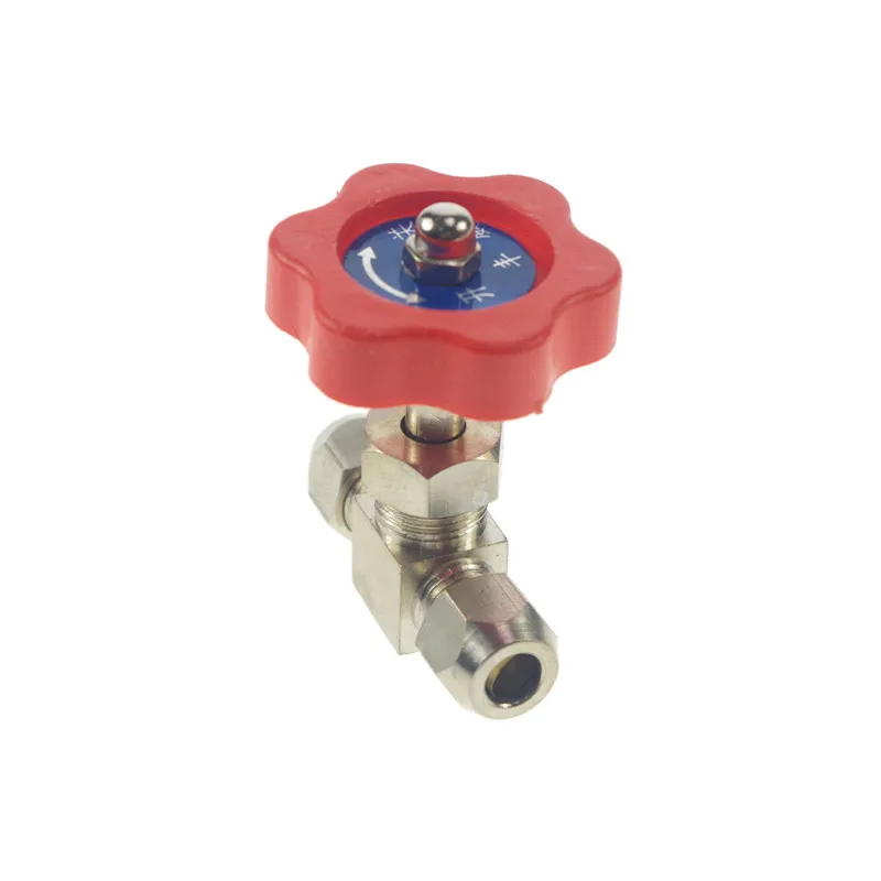 1/8 &quot;1/4&quot; bsp 6/8/10/12mm i/d tappo in ottone valvola a spillo multipla