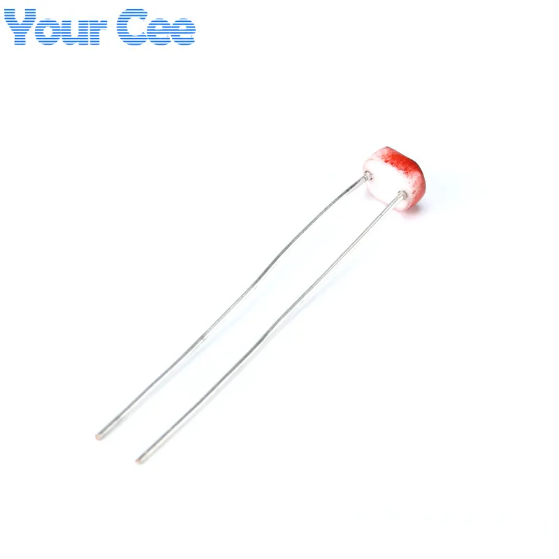 100 Pcs 5MM Photoresistor Light Dependent Resistor LDR 5506 Photoelectric Photosensitive Photo Detector Resistance