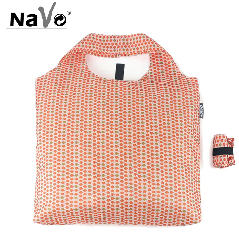 NAVO Shopping Bags Eco Reusable Shopping tote High Quality Folding Shoping Bag Shopper Nylon Foldaway Grocery Bags