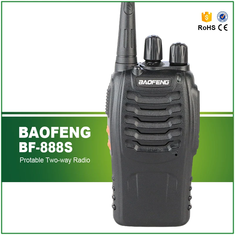 

Free Shipping 16 Channels UHF 400-470 Baofeng 888S Walkie Talkie