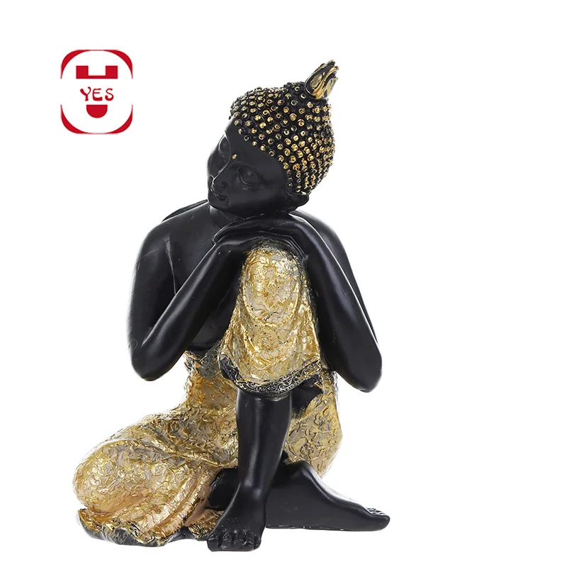 Southeast Asia Resin  Buddha Statue Hindu Buddhism decoration  emple Yoga Buddha Figure Meditation India Religious Home Decor