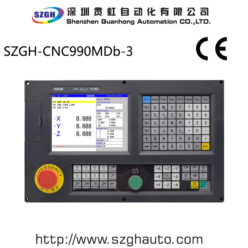 Uniwersalny 3 Axis CNC kontroler dla frezarki maszyna do CNC990MDb-3 typ ekonomiczny panel sterowania dla routera i wiertarka