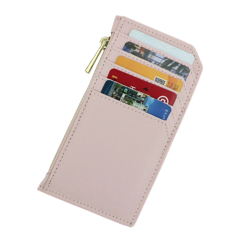 New Fashion Customed Initial Letters Multi Pockets Leather Card Holder Slim Card Wallet ID Card Holder Card Wallet