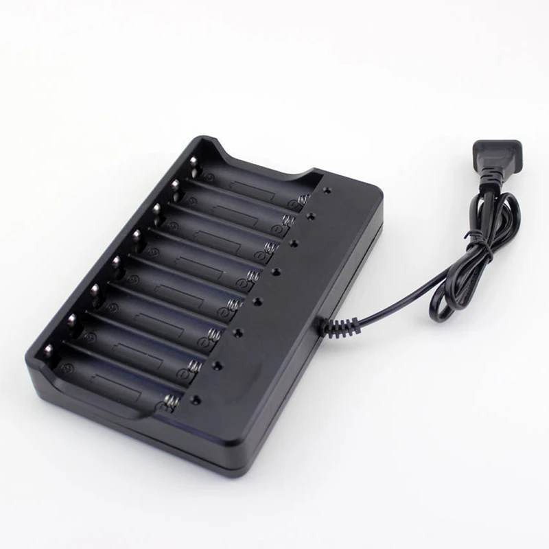 Caricabatterie GTF 18650 batteria al litio agli ioni di litio a 8 slot batteria standard di ricarica 8 caricabatterie al litio con ricarica indipendente