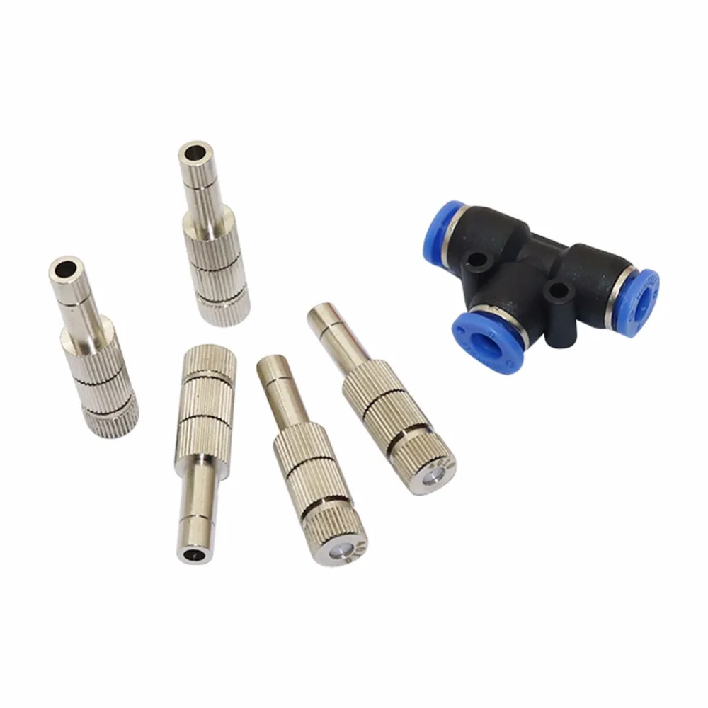 

50Pcs 6mm Filter Atomization Nozzle 0.1~0.8mm Spray Orifice Optional Garden Misting Irrigation Cooling Humidify Watering Sprayer