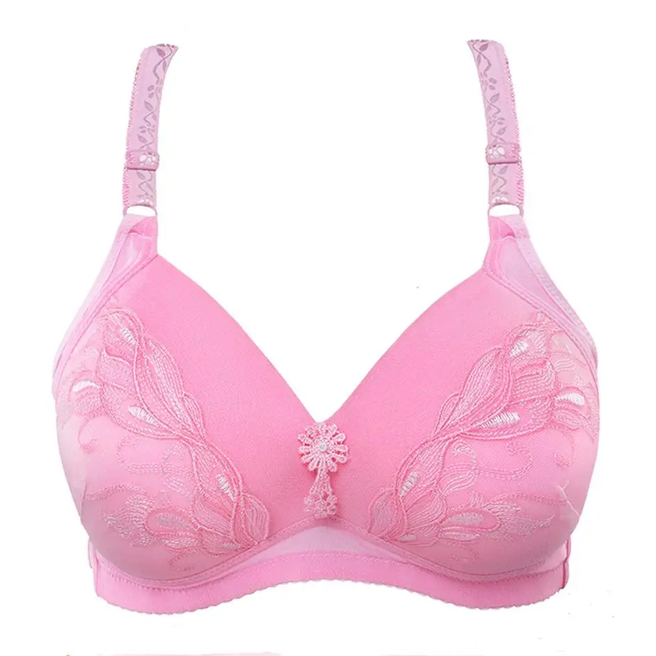 Large size bra concentrated in the ultra-thin breathable side closing gather a lace bra translucent bra