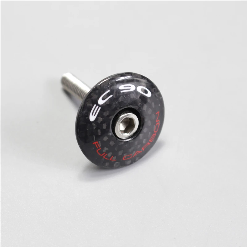 Bicycle Headphone Locking Device, Size Adjustment, Top Carbon Cover, Surfing Bike Hanging Nut with Cover, 57g, New