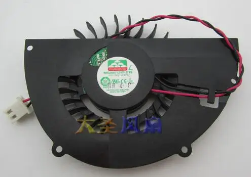 Original NV MGA6012YF-O15 12V 0.37A hole distance 42*39*77*31mm 2 wire graphics fan