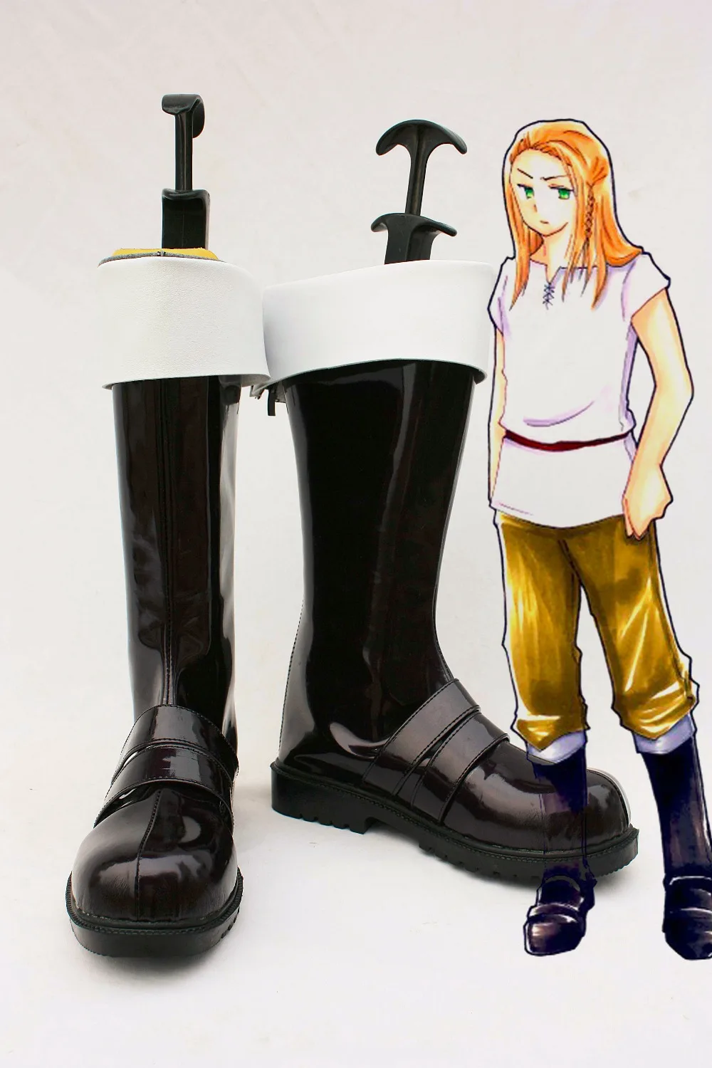 

Custom made Germanic Shoes boots from Axis Powers Hetalia Cosplay