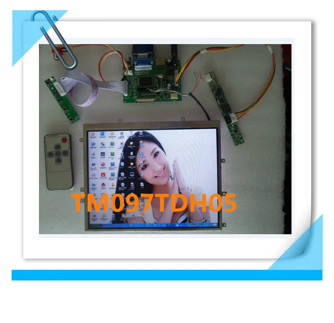 TM097TDH05 9.7 inch 1024*768 On-board DYI kits HDMI+2AV+VGA+Rear View Driver Board+audio output