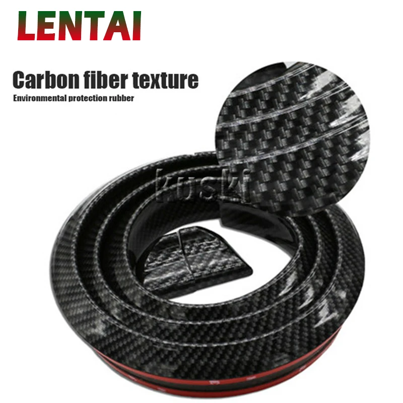 LENTAI For Renault megane 2 3 duster captur clio 4 Alfa Romeo 159 147 Infiniti 1Set Car Carbon Fiber Rear Spoiler Wing stickers