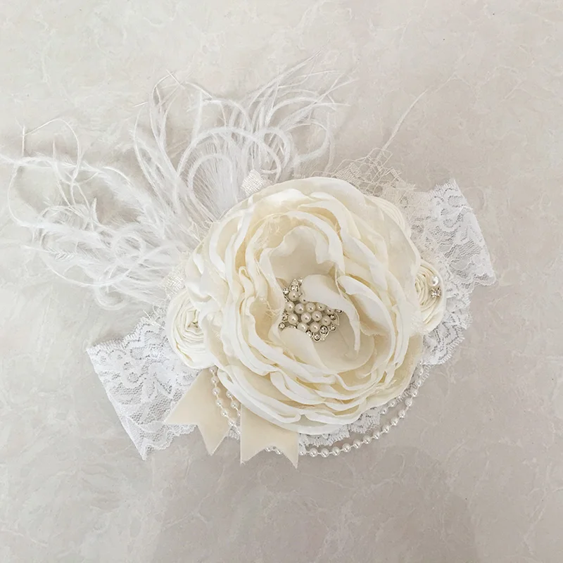 Ivory Couture Holiday Headband Kids Hair Accessories Photo Prop