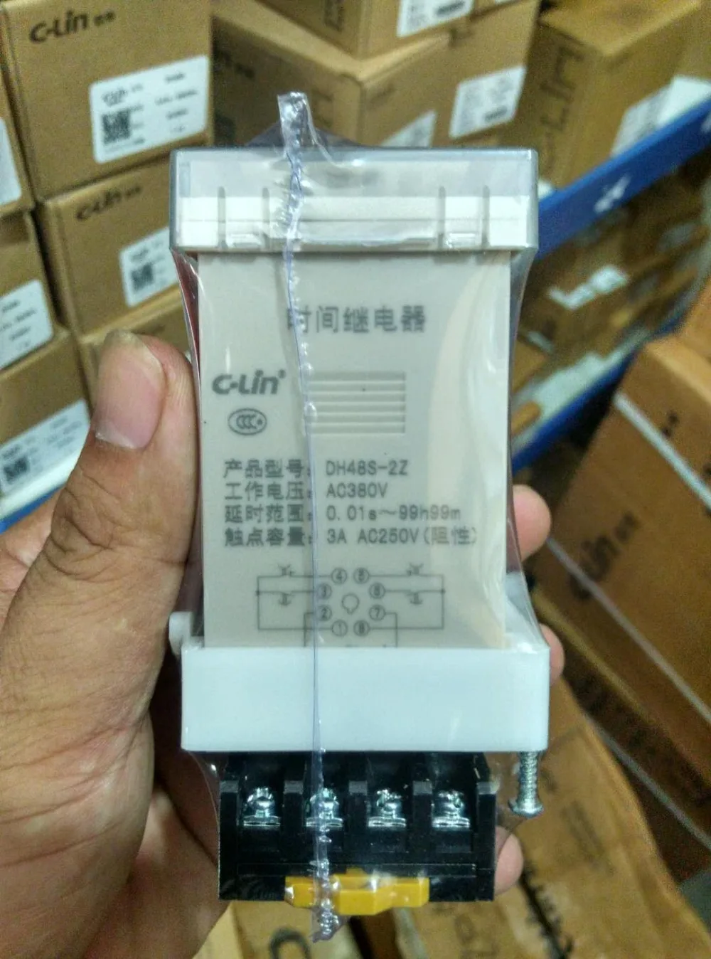 

Brand new original authentic C-Lin DH48S-2Z JSS48A-2Z JS48S-2Z Time Relay AC380V AC220V 24v