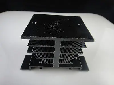 Black New Heat Sink for Solid State Relay SSR