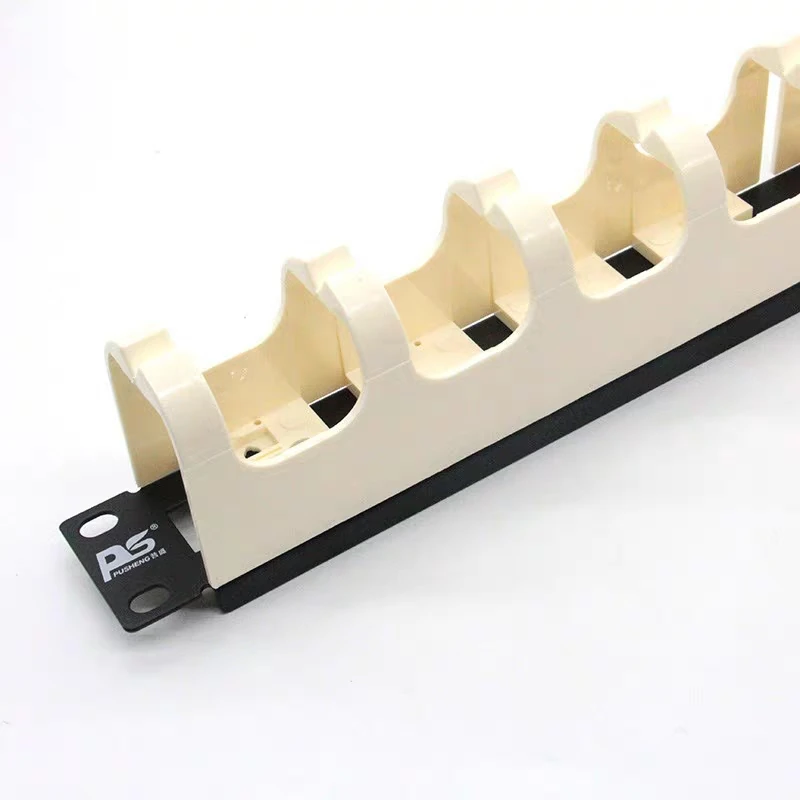110 gerente cabo de voz placa U anel espinha de peixe Tipo Ethernet fio organizador Horizontal para ftth 19 "rack de rede gabinete ELINK