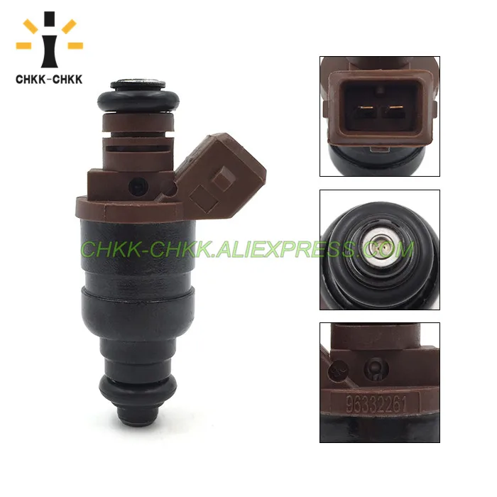 CHKK-CHKK 4X 96332261 Fuel Injector Fits For Daewoo Lacetti MK1 1.6 16V for Chevrolet Nozzle