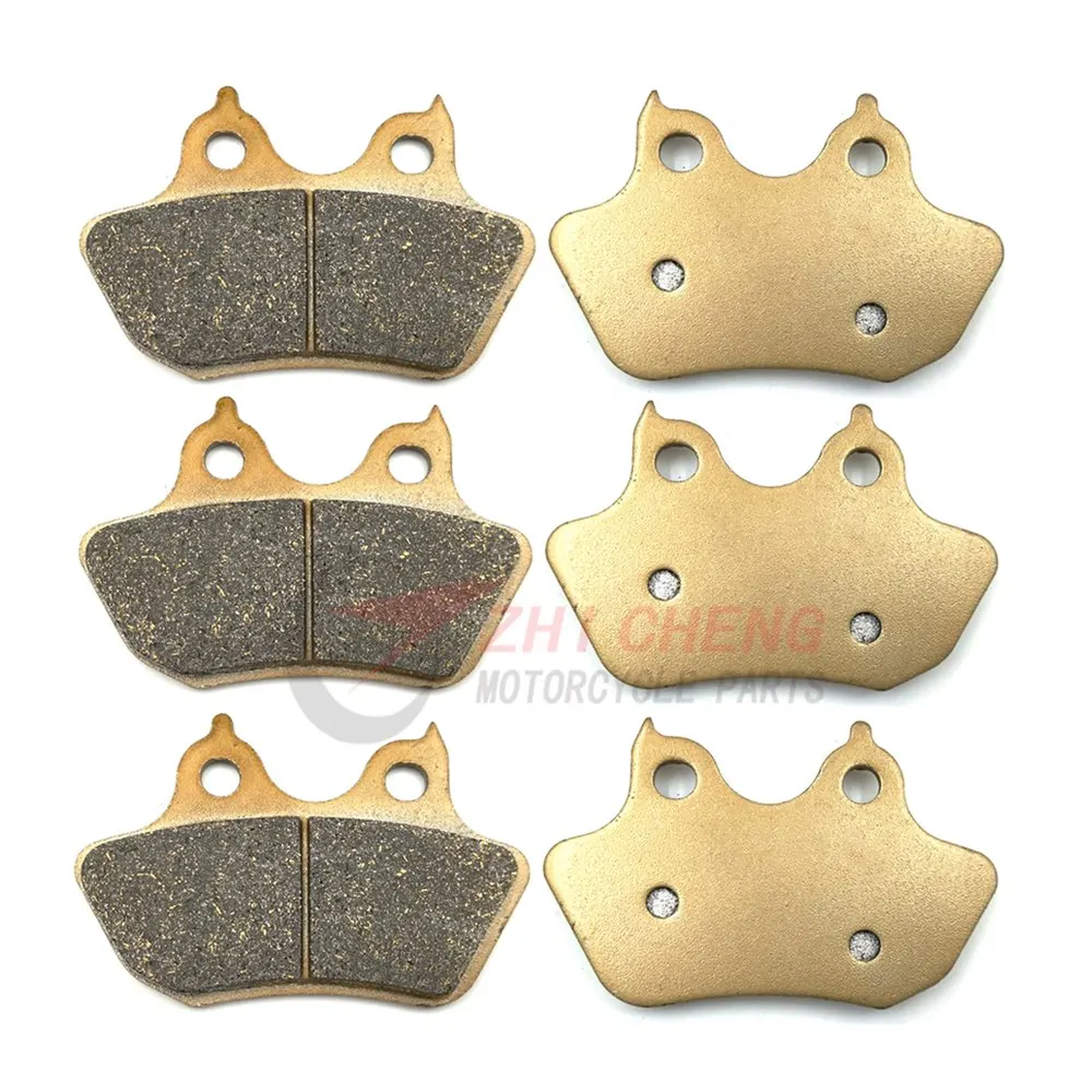 

Motorcycle metal sintering brake pads For Harley Touring Electra Street Glide Dyna Sportster XL 1200S FXDX FLHR 2000-2007 FLHTC