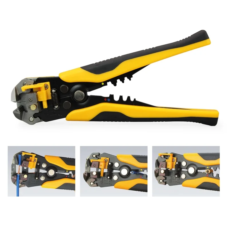 

New 1pcs Multifunctional Stripping Tool Decrustation Plier Crimper Cable Cutter Wire Stripper Crimping Pliers Terminal 0.2-6.0mm