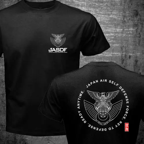 Special Japan Air Self-Defense T shirt printed top tee shirt US size