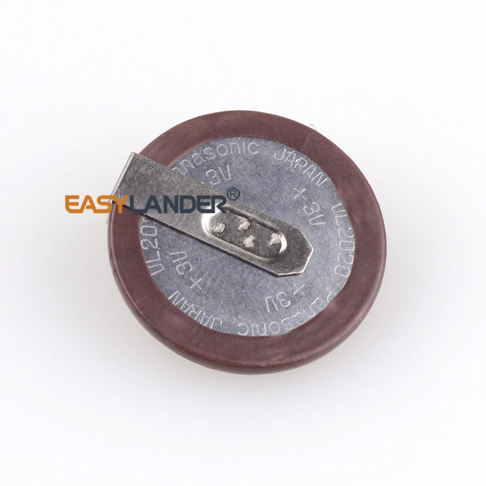 3 pçs/lote original vl2020 3v 20mah tipo de moeda recarregável 90 graus botão de lítio da pilha bateria para bmw carro chave fobs
