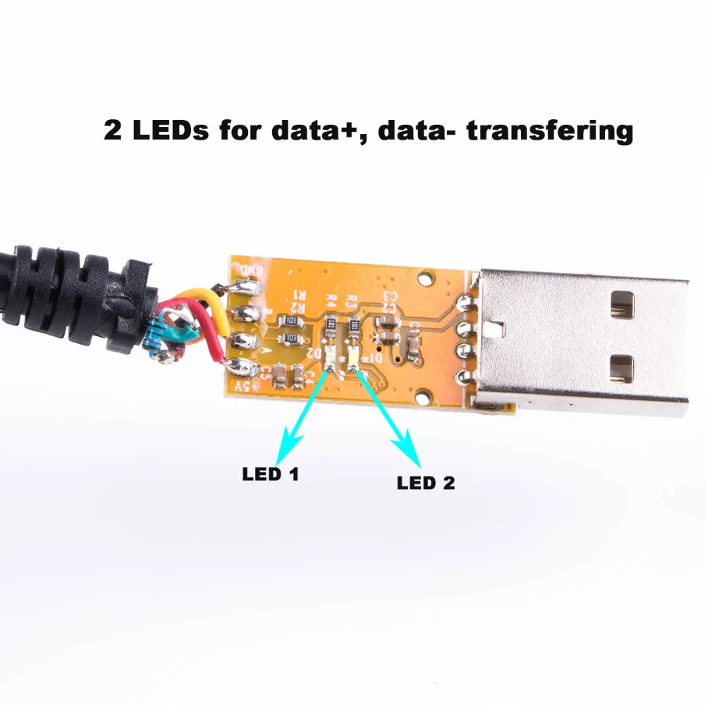 FTDI USB to RS485 Wire End Converter Connector Wiring Pinout Cable Compatible USB-RS485-WE-1800BT