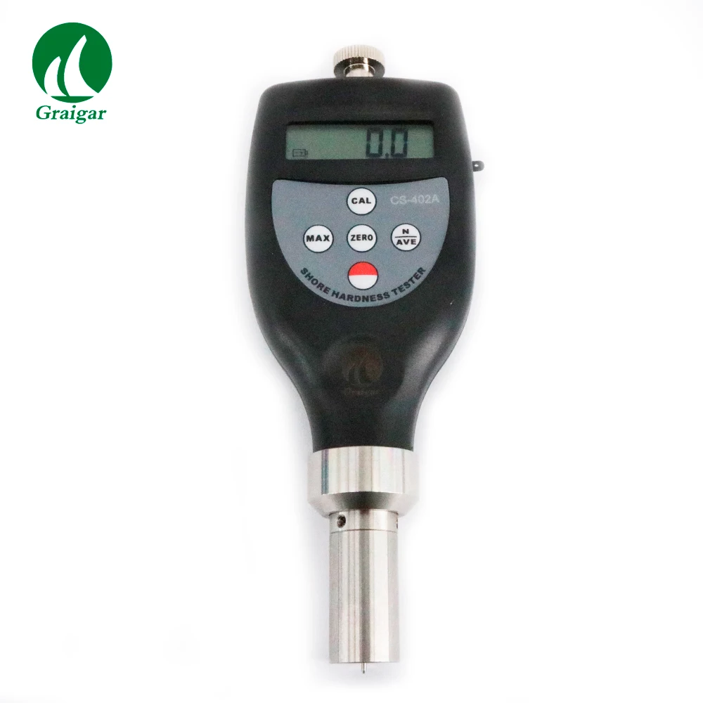 Probador de dureza CS-402A, goma tipo A de 10 ~ 90 HA, elastómeros de cuero y materiales similares para Kit de bloques de prueba de durómetro