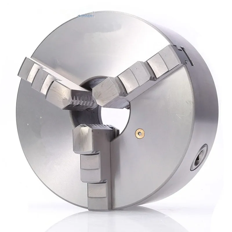 Mandrin de tour auto-centrant 5 ", 3 mâchoires, K11-125 K11, en acier trempé 125 pour le perçage, fraiseuse, clé et vis
