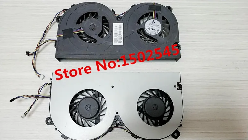 original one machine computer cooling fan for HP AIO EliteOne 800 G2 all-in-one fan 807920-001 2 fan 4PIN