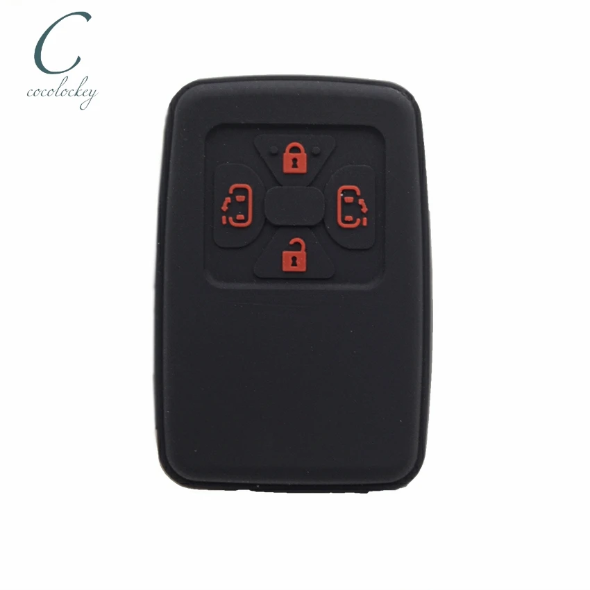 Cocolockey Car Key Cover Smart Key Case for toyota alphard vellfire estima 4Button Remote Keyless Key Case for Car Silica Gel