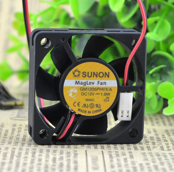 The original  GM1205PHVX-A 50*50*15 12V 1.9W 2 lines hydraulic server fan