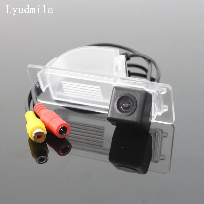 كاميرا الرؤية الخلفية للسيارة اللاسلكية CCD ، مع الرؤية الخلفية ، الرؤية الليلية ، الرؤية الخلفية ، الرجوع إلى الخلف ، لسيارة Skoda Rapid Sedan 2012 ~ 2019
