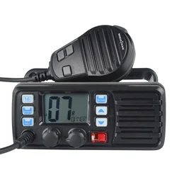 VHF Marine Band Walkie Talkie, transceptor de barco móvel, rádio bidirecional à prova d'água, DSC embutido, RS-507M, alta potência, 25W