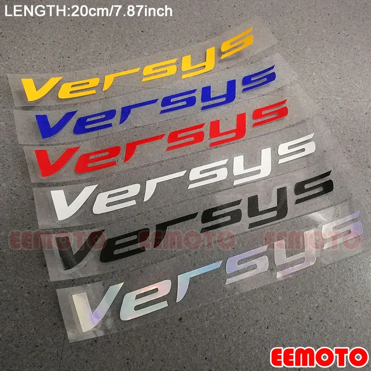 Motorcycle body Wheel Rims Fairing Helmet Tank Pad Label logo reflective Stickers Decals For  VERSYS X300 650 1000