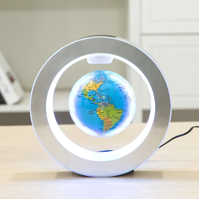 Levitation Floating Globe Rotating Magnetic Mysteriously Suspended In Air World Map Home Decoration Crafts Fashion Holiday Gifts