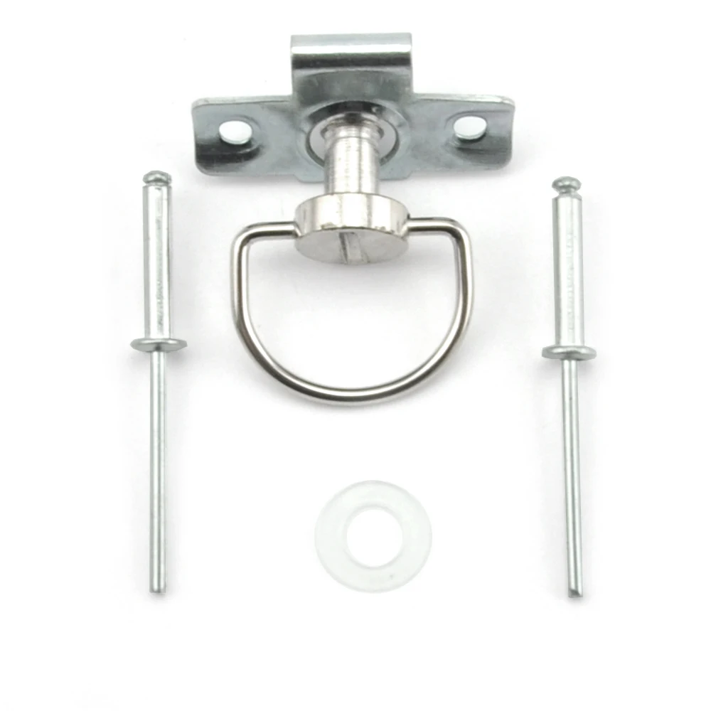 10 Sets Motorcycle Quick Release D-RING 1/4 Turn Race Fairing Fasteners Rivet 17mm