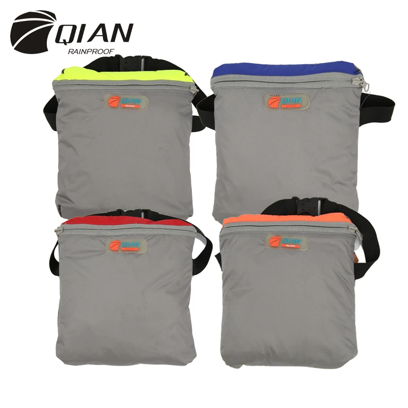 QIAN-chubasquero Impermeable para hombre y mujer, Poncho de lluvia para exteriores, mochila de diseño reflectante para ciclismo, escalada,