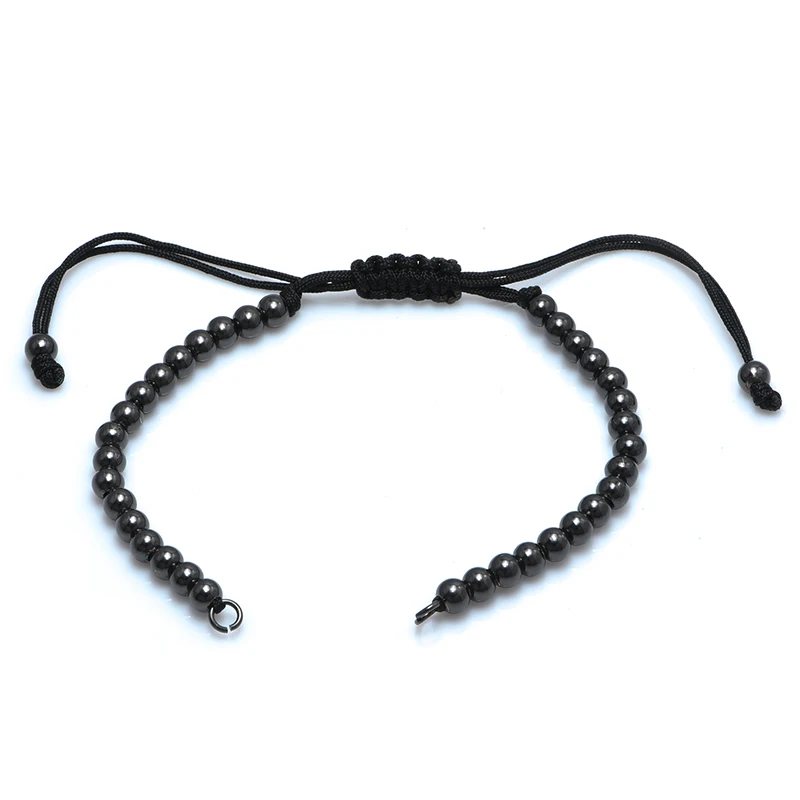 4 Colors Gold Sliver Copper Beads Adjustable Chain Link Accessories for Woman Man Bracelet Jewelry Making
