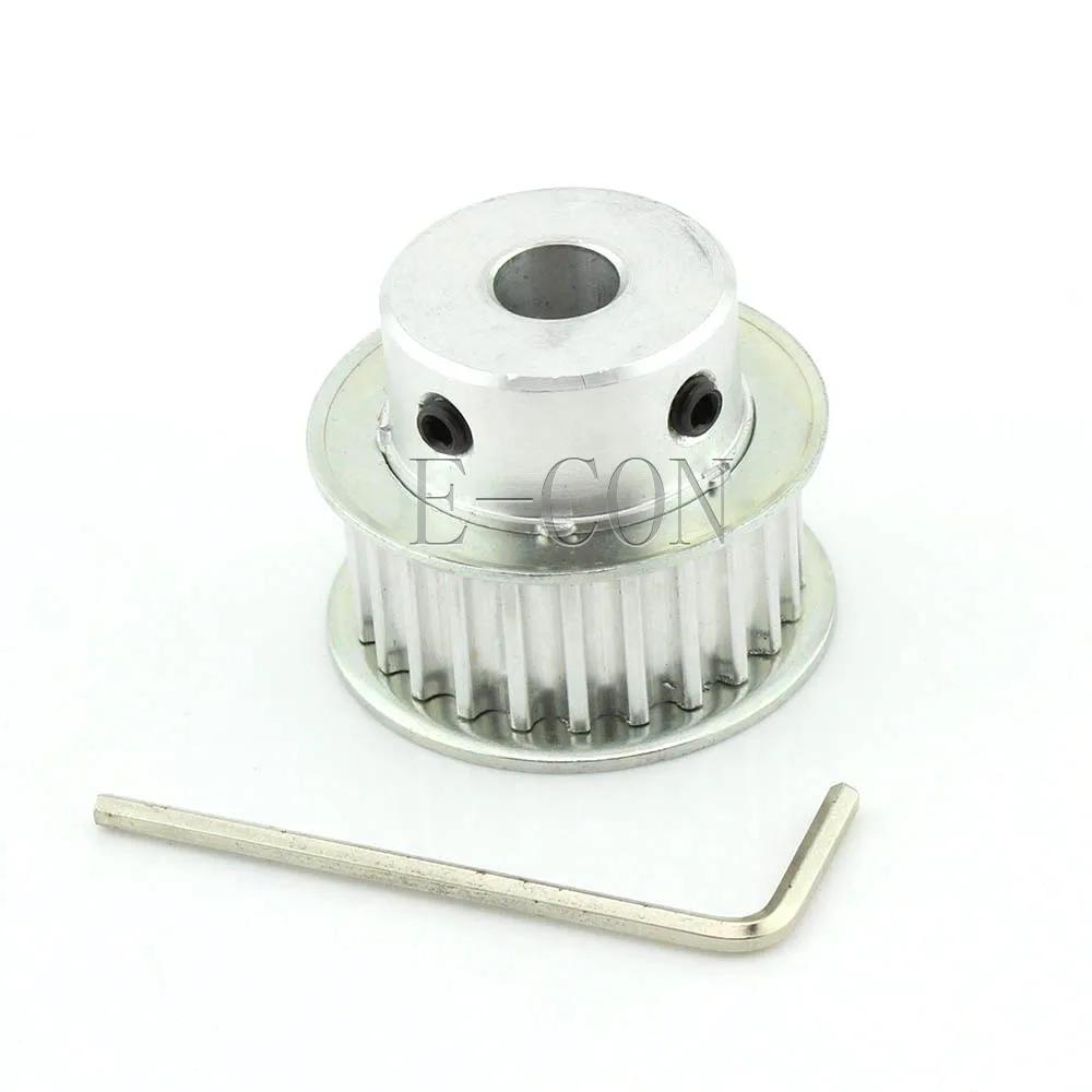 5pcs HTD5M24 Timing Pulley 24teeth Alumium Bore 5mm/6mm/6.35mm/8mm/10mm/12mm/12.7mm/14mm/15mm/17mm/20mm Teeth Width 16mm