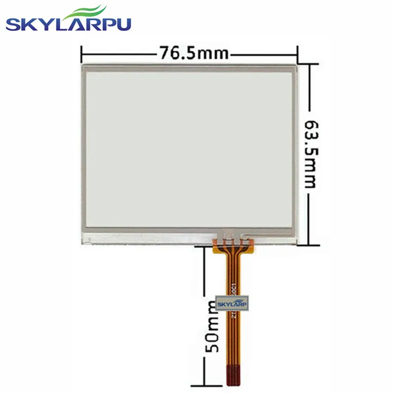 

skylarpu New 3.5" inch 4 wire Resistive Touch Screen Panel 76.5mm*63.5mm touch screen digitizer panel free shipping