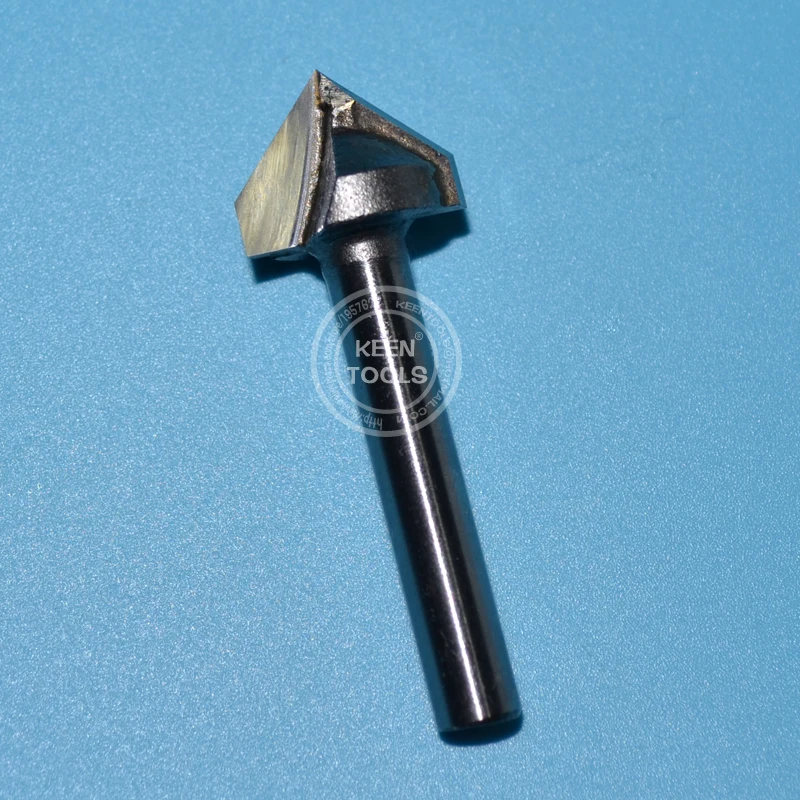 Enrutador CNC de 6x16x90 grados, broca con ranura en V, piezas de carpintería se pueden aplicar a grabado 3D acrílico MDF PVC