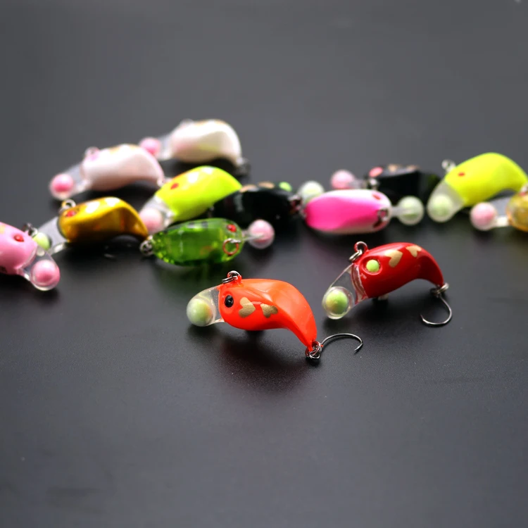 1PCS Fishing Lure Sinking Mini VIB Minnow 2.5cm 3g Artificial Small Hard Bait Sharp Hook Crankbait Wobbler Tackle Trout